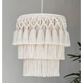 thumbnail image 1 of EL CLASICO OVERSEAS Boho light, Fringe Chandelier, Tassel Lamp Shade , Macrame Chandelier, 1 of 2
