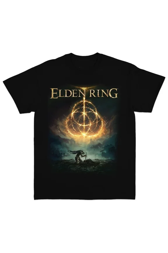 EL.DEN RING X.box Game Fan Graphic Tee Gaming Lover Bootleg Shirt S-5XL