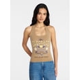 thumbnail image 1 of Social Edition Women's El Dorado Cotton Graphic Halter Tee, Sizes XXS-XXL, 1 of 5
