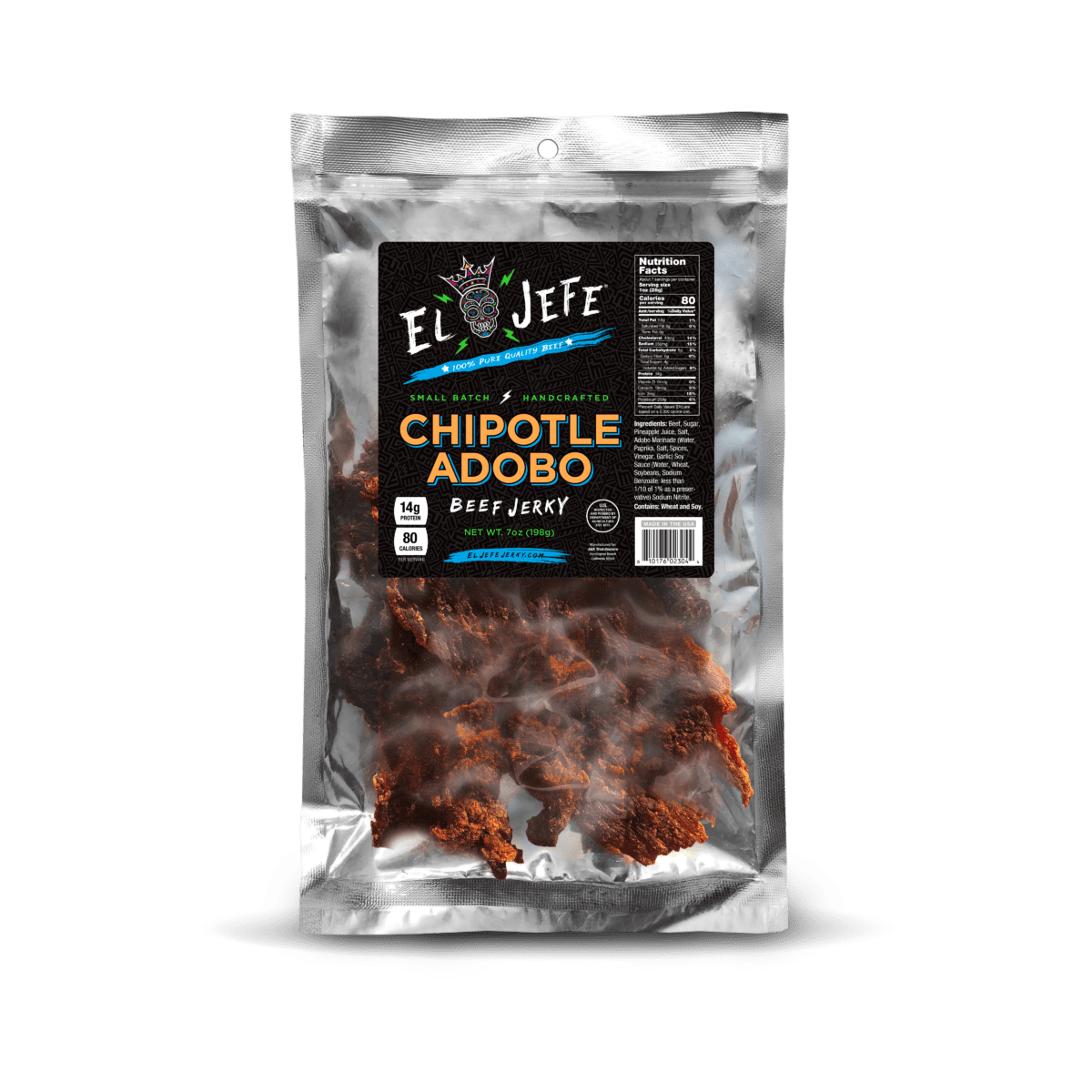 EL Jefe Chipotle Adobo Beef Jerky, 7 oz