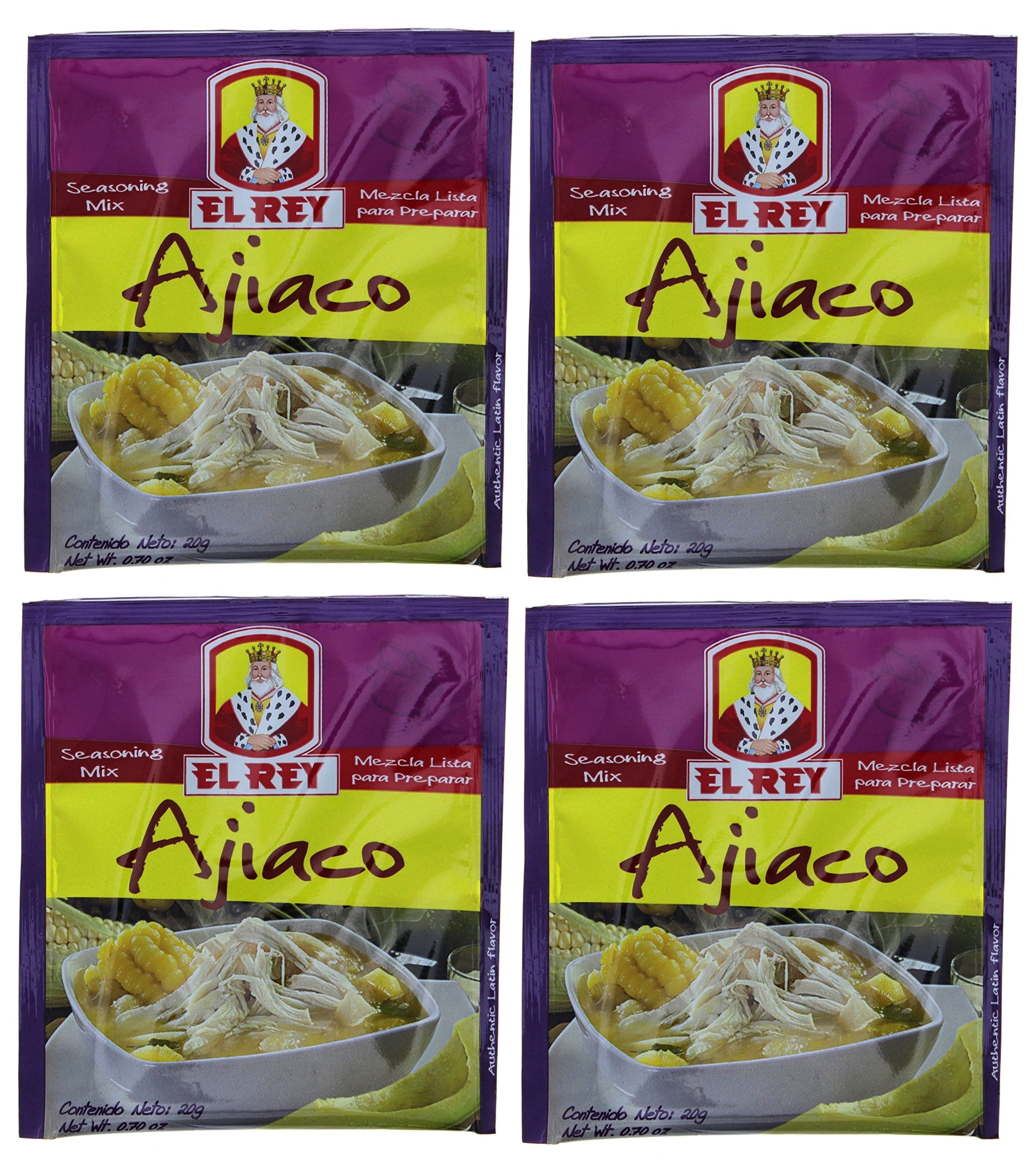 El Rey, Seasoning Mix, 20 gr, for Ajiaco 0.70 oz. 4 Pack - Walmart.com