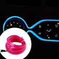 thumbnail image 1 of EL Wire Car Interior LED Strip Lights USB Powered Electroluminescent Ambient Lighting Kit for Vehicle Decoration with Sewing Edge, 1 of 3