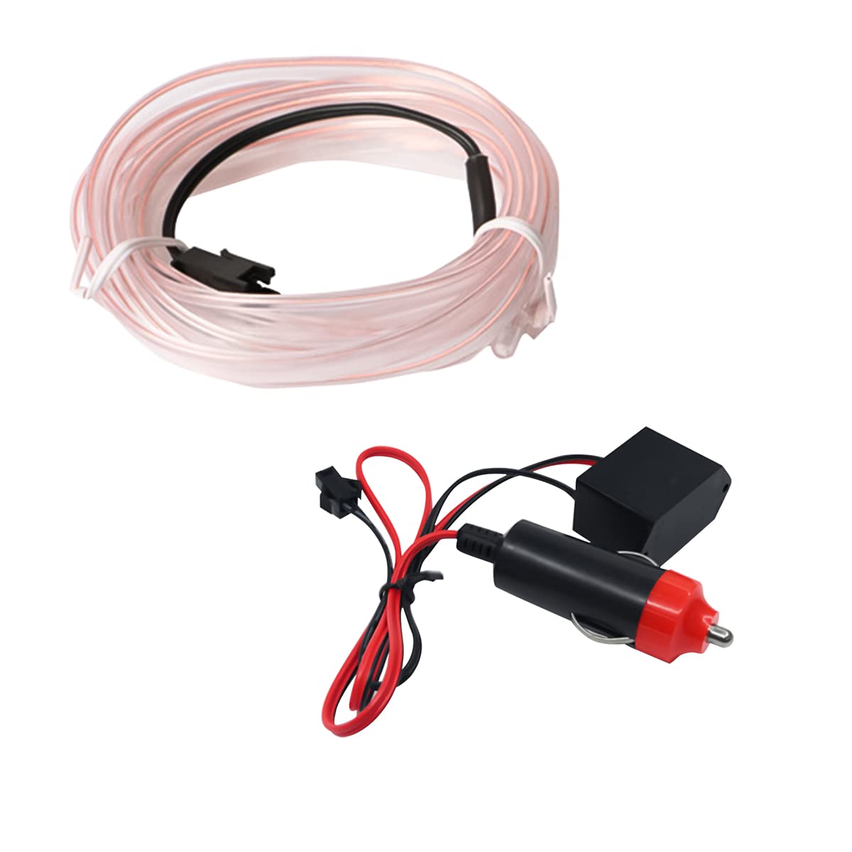 EL Wire Car Interior MMF7 LED Strip Lights, 16FT Neon Light with Sewing