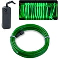 thumbnail image 1 of EL Wire Green, 13.1ft/4m Portable Battery Pack Neon Lights Strip 360° Cuttable Glowing Rope Lights for Parties, Pub,Halloween,Christmas DIY Decoration, 1 of 17