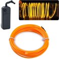 thumbnail image 1 of EL Wire Yellow, 9.8ft/3m Portable Battery Pack Neon Lights Strip 360° Cuttable Glowing Rope Lights for Parties, Pub,Halloween,Christmas DIY Decoration, 1 of 16