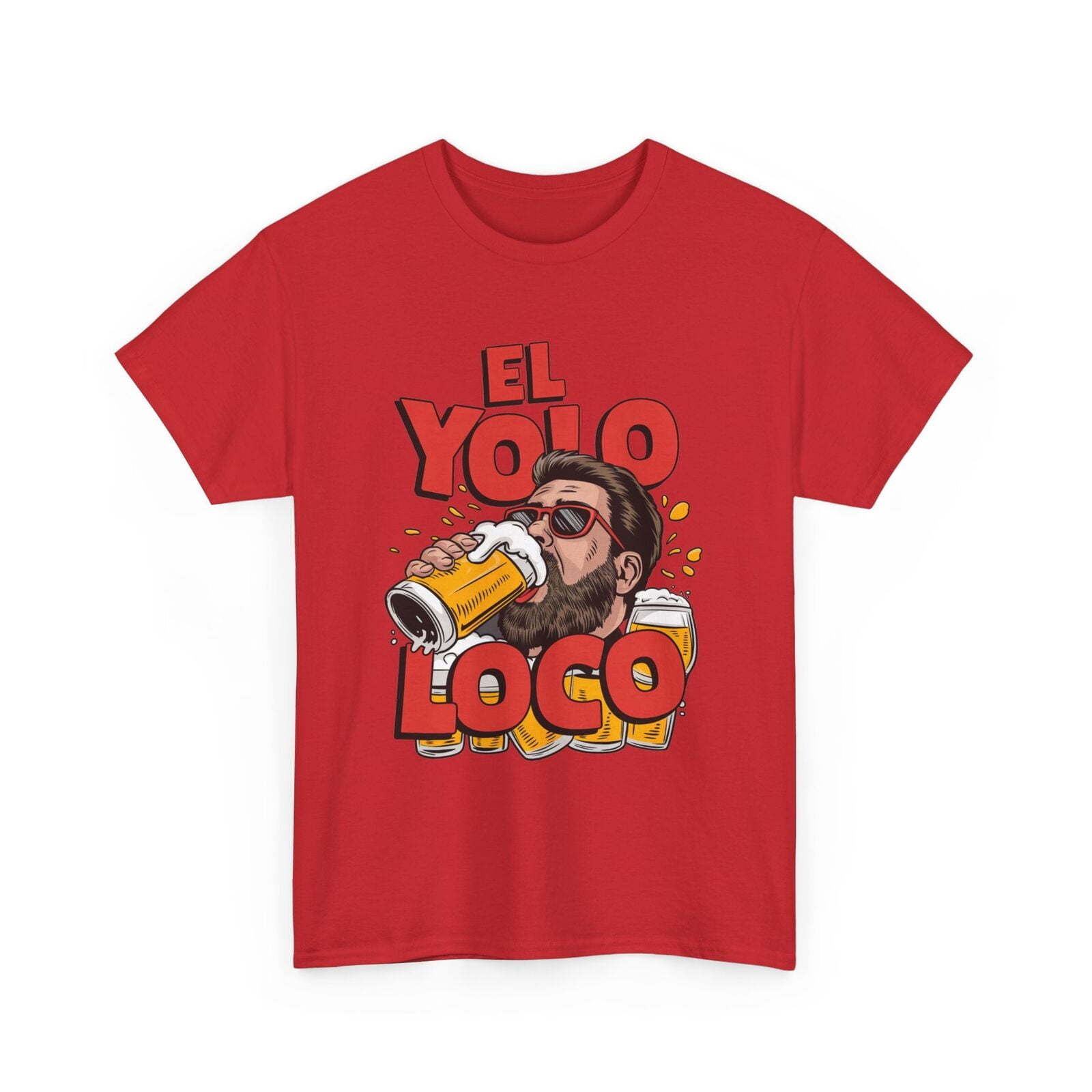EL YOLO LOCO MEXICAN RESTAURANT PARODY BEER FUNNY GAG GIFT HUMOR TEE T