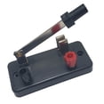 thumbnail image 1 of EL233-0000 - KNIFE SWITCH 1P2T WITH POSTS ON BAKELITE BASE 2.75X1.25IN, 1 of 1