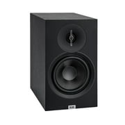 ELAC Debut 3.0 DB63-BK Bookshelf Speakers, Black Ash (Pair) - 1? Aluminum Dome Tweeter & 6.5? Aramid Fiber Woofer - 2-Way Bass Reflex - 42Hz to 38KHz Response