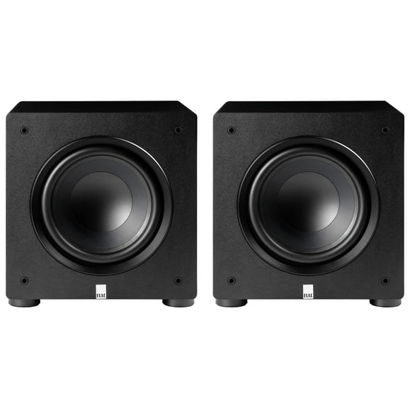 ELAC PS250-BK Varro Premium 10 Inch 250W Subwoofer with App Control - Black Vinyl with a ELAC PS250-BK Varro Premium 10 Inch 250W Subwoofer with App Control - Black Vinyl (2023)