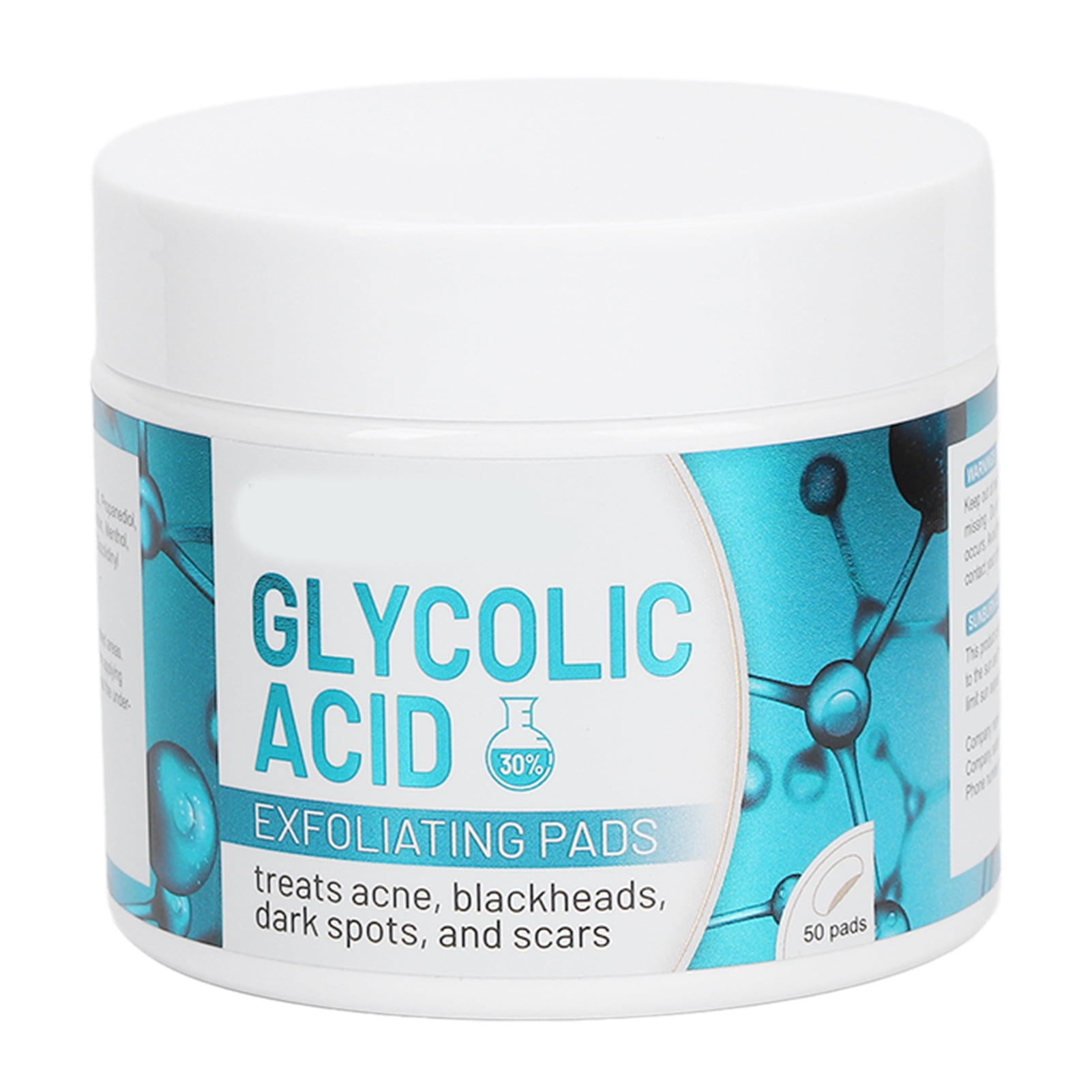 ELAIMEI 50Pcs Salicylic Acid Pad 30 Acne Wipe Closed Comedones Blackhead Pimple Removal