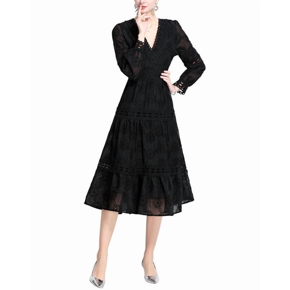 ELAINE womens  Midi Dress, 10