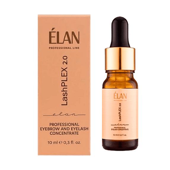 ELAN LashPLEX Professional Eyelash Concentrate 2.0 – Post-Lash Lift & Brow Lamination Strengthening Serum with Keratin & Amino Acid Complex – 10 ml