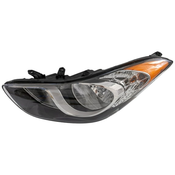 ELANTRA 11-13/COUPE 13-14 HEAD LAMP LH, Assembly, Halogen w/o LED Position Lamp