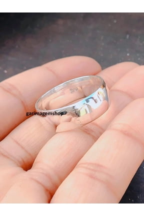 Silver thumb ring, Adjustable Open Band, Minimalist Stackable Everyday Ring