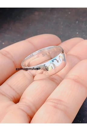 Silver thumb ring, Adjustable Open Band, Minimalist Stackable Everyday Ring