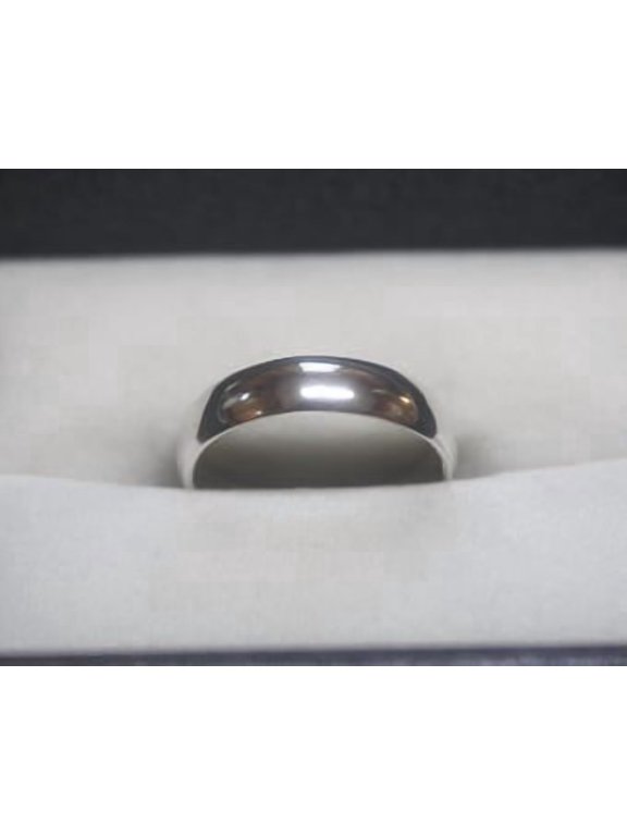 Silver wedding band 5mm Wide Smooth Minimalist Ring, Artisan Hand Polished Classic Design