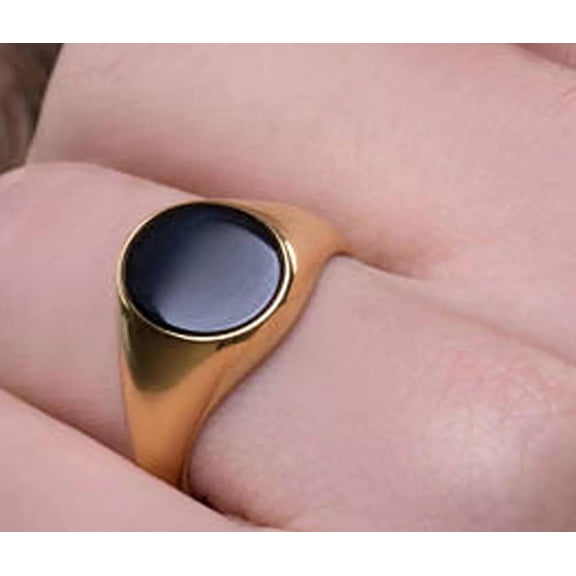 ELANZAA JEWELS- Solid Gold Filled 925 Silver Handmade Fine Ring Unique Fashion Statement Ring Elegant Handmade Jewelry for Women and Men
