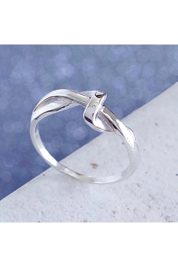 - Twisted Spinner Ring Sterling Silver Skull Spiral Band | Textured Hammered Wide Band Fidget Anxiety Relief Jewelry
