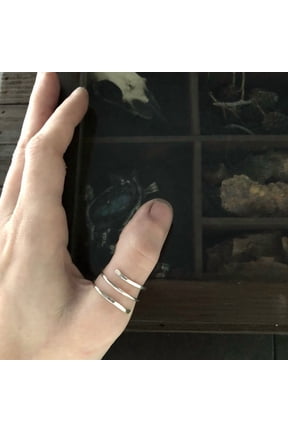 adjustable thumb ring, Minimalist Wrap Band Open Finger Jewelry for Everyday Wear