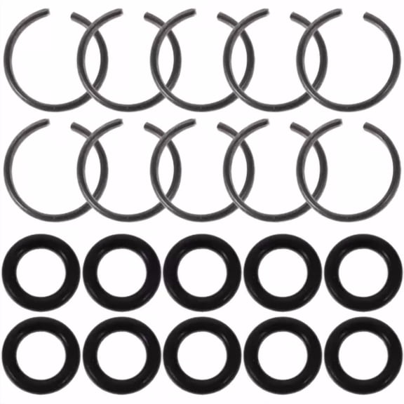 ELARA- 10 Sets Wrench Ring Replacement Ring Clip Impact Friction Ring Retaining Ring Us