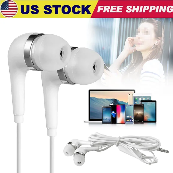ELARA- 10Pack In-Ear 3.5Mm Earphones Headsets Headphone W/ Mic For Android Samsung