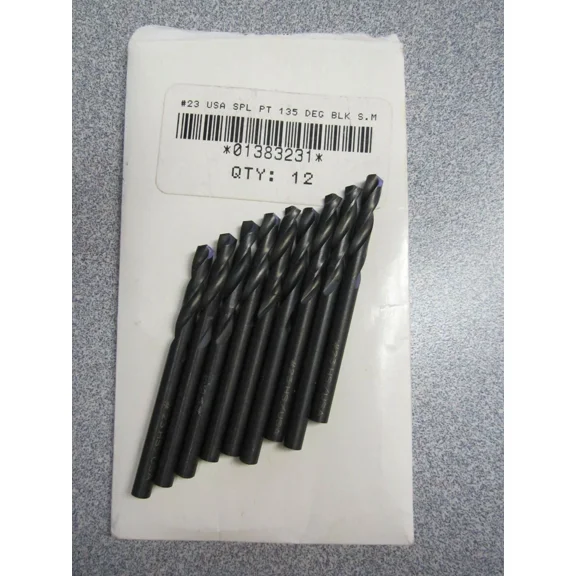 ELARA- (1383231) #23 0.1540" Oxide Rh Hss Screw Machine Length Drill Bits - Lot Of 9