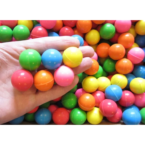 ELARA- 15 New Assorted Rubber High Bounce Balls Bouncy Superball Party Favors Cat Toy