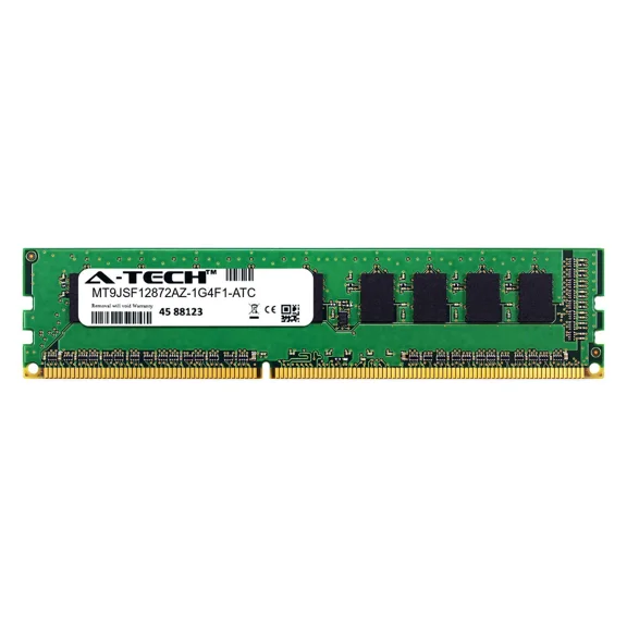 ELARA- 1Gb Pc3-10600E Ecc Udimm Micron Mt9Jsf12872Az-1G4F1 Equivalent Server Memory Ram