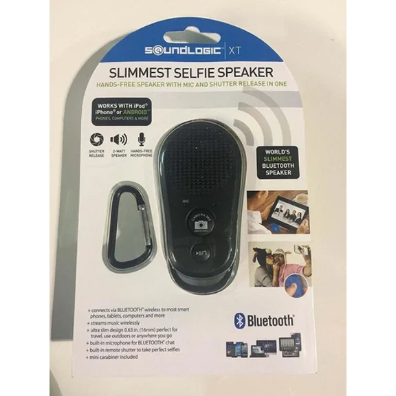 ELARA- (2 Pack) Soundlogic Xt Sbss-12/6465 Portable Mini Bluetooth Speaker - Assorte...