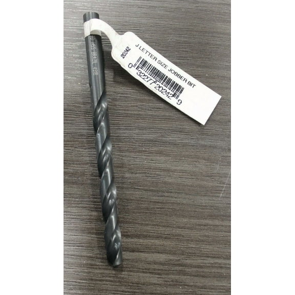 ELARA- 20242 Forney 2.77 In. L High Speed Steel J Letter Drill Bit 5/16 In. Round Shank