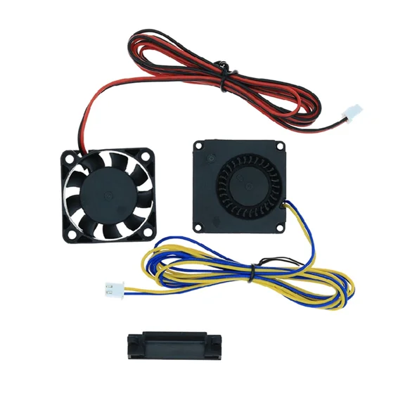 ELARA- 2Pcs Cooling Fans Kits For Ender 3 Ender 3X/3 Pro Ender-3 V2 3D Printer Cpu Gpu