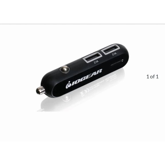 ELARA- (2Pcs) Iogear Gearpower Dual Usb 4.2A Car 20W Fast Charger For Ipod/Iphone/Ipad
