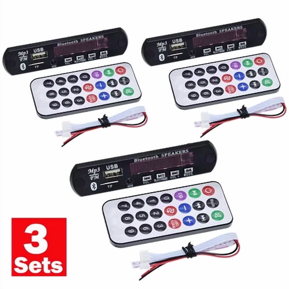 ELARA- 3 Wireless Bluetooth 12V Mp3 Wma Decoder Board Audio Module Usb Tf Radio For Car