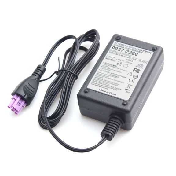 ELARA- 30V 333Ma Printer Power Adapter Charger For Hp Deskjet 3000 3510 3511 3512 3056A