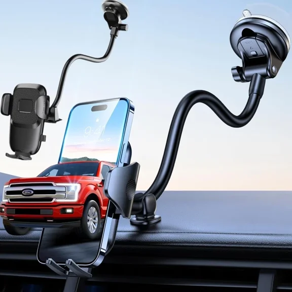 ELARA- 360 Car Windshield Mount Cradle Holder Stand For Cell Phone Iphone Samsung