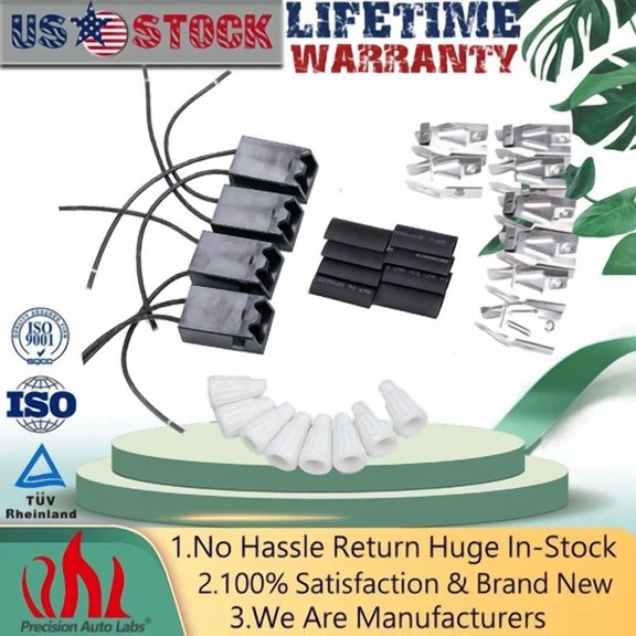 ELARA- 4 Pack Range Burner Receptacle Kit For Whirlpool 330031 Ps340571 Ap3075808 Usa