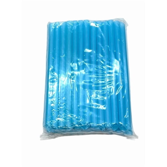 ELARA- 50-Pcs Plastic Disposable Straws For Boba, Jumbo Straws, 9", Taiwan