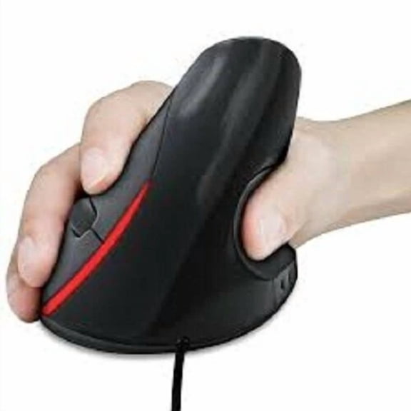 ELARA- 5D Usb Wired Ergonomic Design Vertical Optical Mouse Mice For Computer Pc Laptop
