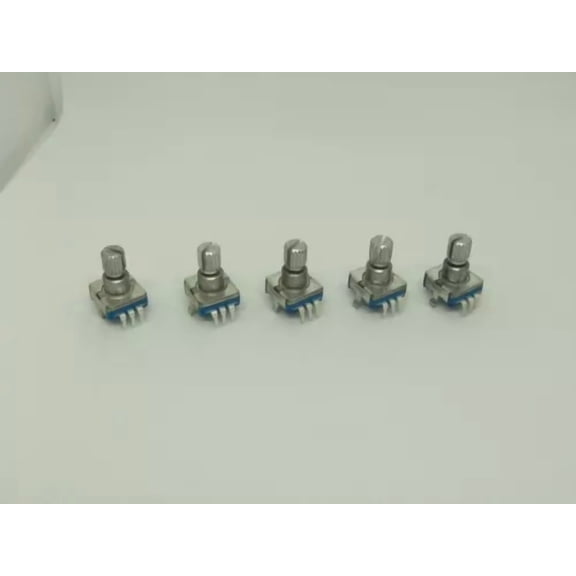 ELARA- 5X Pack Rotary Encoder 5 Pins Digital Potentiometer Ec11S Push Switch 12.5 Kq F