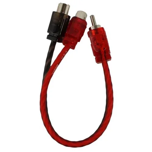 ELARA- Audio Rca Y Adapter 1 Male 2 Female Jacks Extension Splitter Ds18