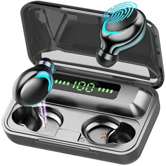 ELARA- Bluetooth Headset 5.3 Wireless Noise Cancelling With Charging Case Headphone