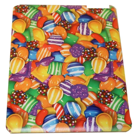 ELARA- Candy Crush Ipad Hard Case Multi Color With Fish