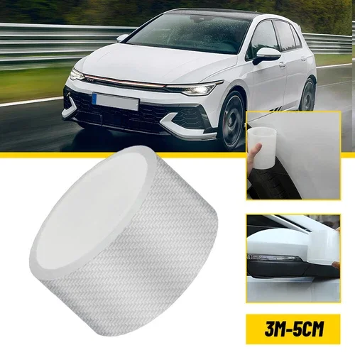ELARA- Car Door Plate Sill Bumper Scuff Cover Anti Scratch Decal Sticker Protector Tape
