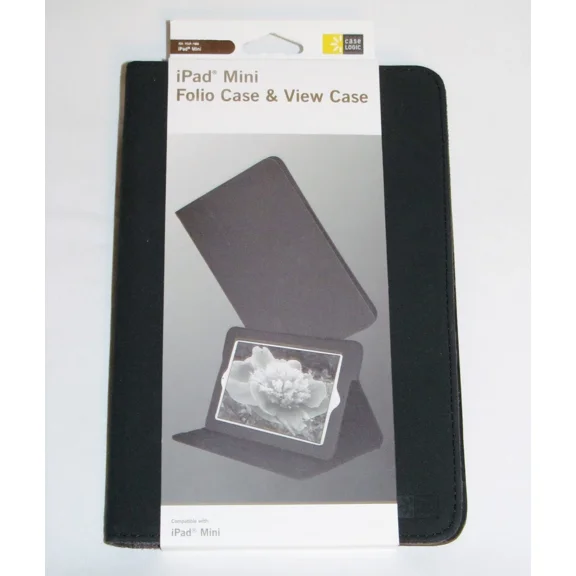 ELARA- Case Logic Clipdmini-Bk Ipad Mini Folio Case & View Case, Black - Brand New
