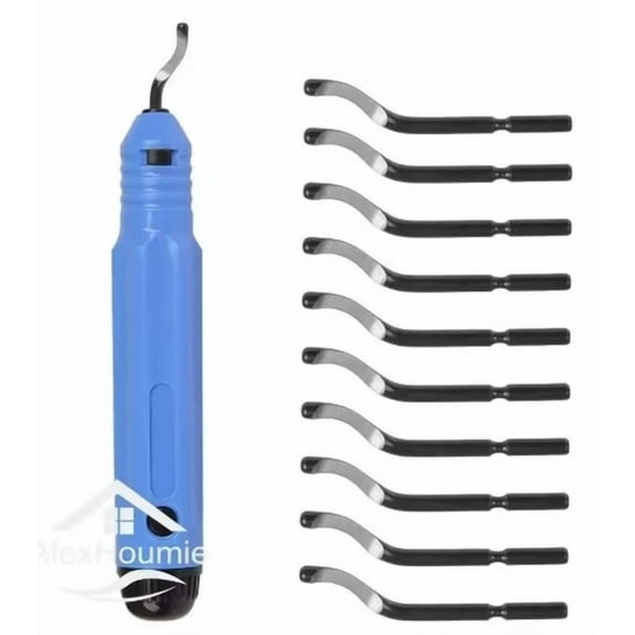 ELARA- Deburring Tool + 10 Bs1010 Router Bit Rotary Deburr Blades For ...