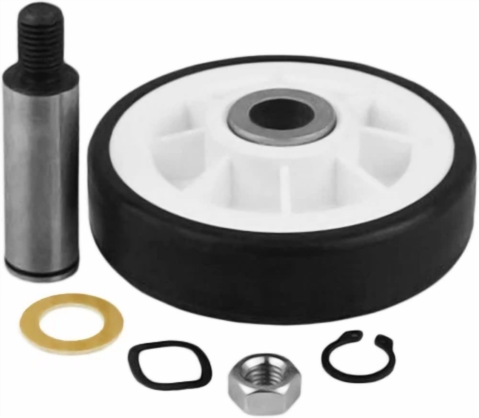 ELARA- Dryer Roller Wheel Drum Support Kit Replaces With 3-3373 1-Pack ...