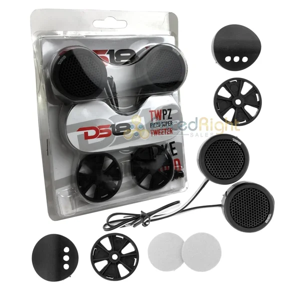 ELARA- Ds18 Twpz 1" Inch Mirco Dome Tweeters 4 Ohms 80 Watts Max Built In Crossover