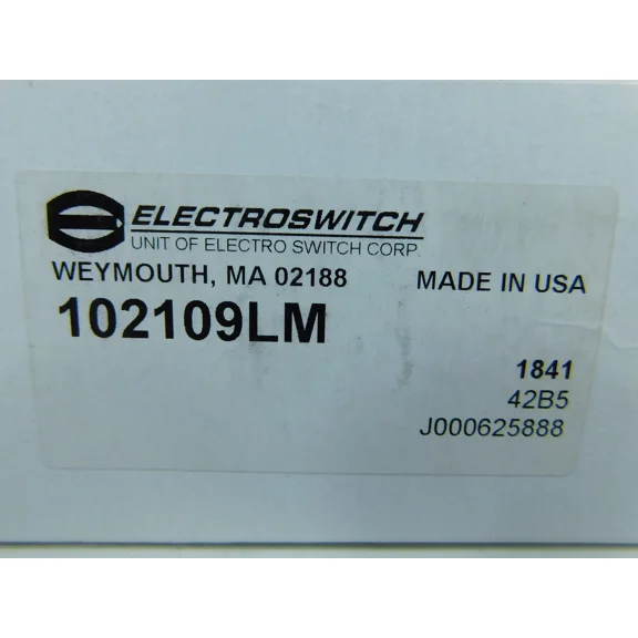 ELARA- Electroswitch Nsb 102109Lm Rotary Switches 15A 240V