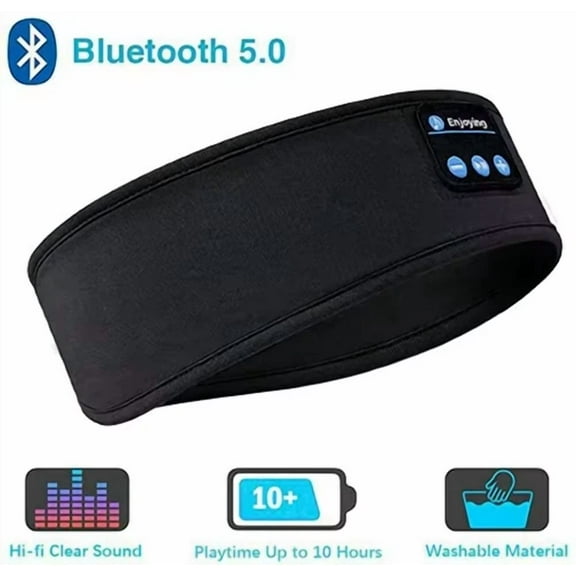 ELARA- Enjoying Wireless Ear Buds Headband Bluetooth Soft Cloth Exercise Workday Sleep