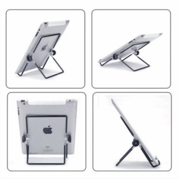 ELARA- Folding Adjustable Desk Tablet Holder Mount Stand Bracket For Ipad 2 3 4 Tablet